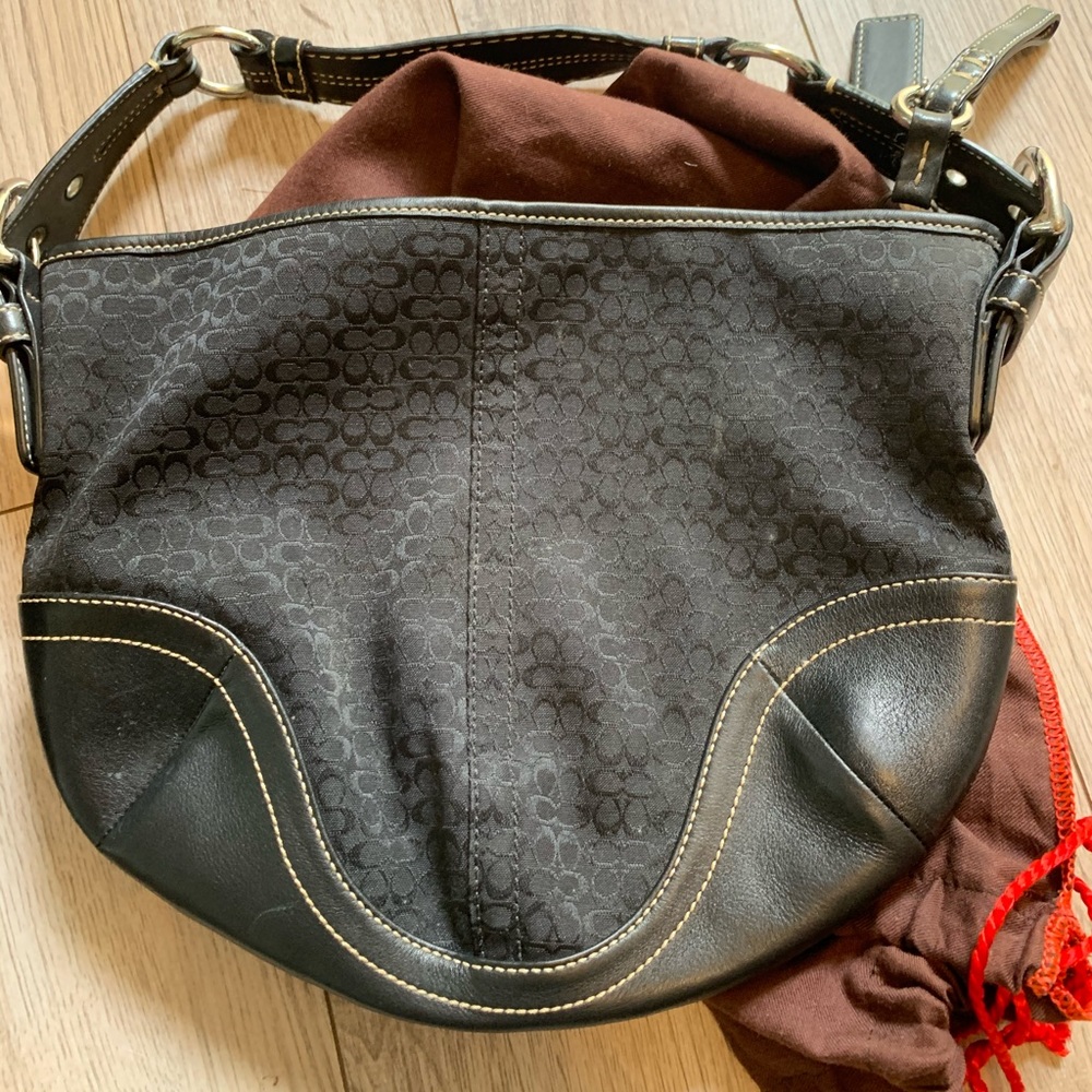 Coach black purse
